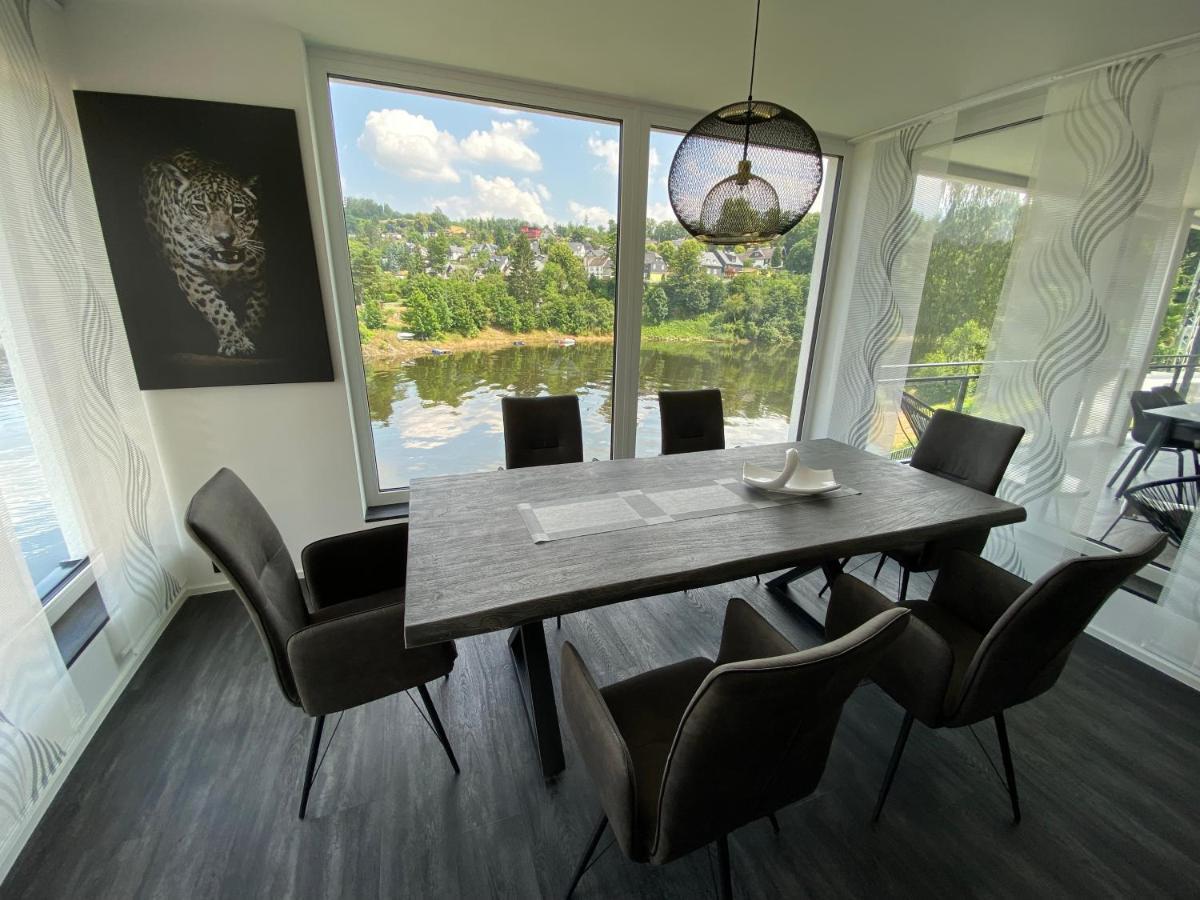 Apartments Saaldorf-Ferienhaus Mit 6 Apartments 45Qm-120Qm Direkt Am Thueringer Meer-Bleilochtalsperre Bad Lobenstein Ngoại thất bức ảnh